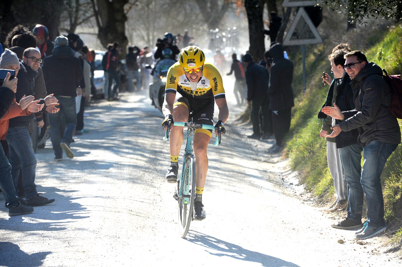 Sep Vanmarcke, gravel, Strade Bianche, LottoNL-Jumbo, pic: Sirotti