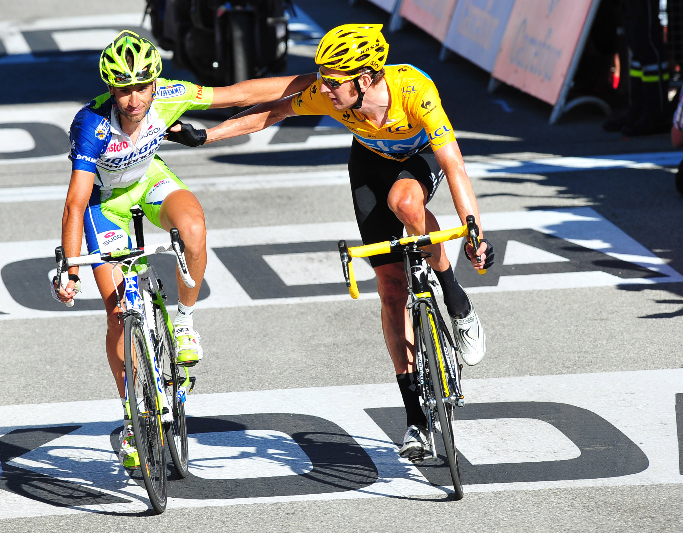 Bradley Wiggins, Vincenzo Nibali, Tour de France 2012, La Toussuire