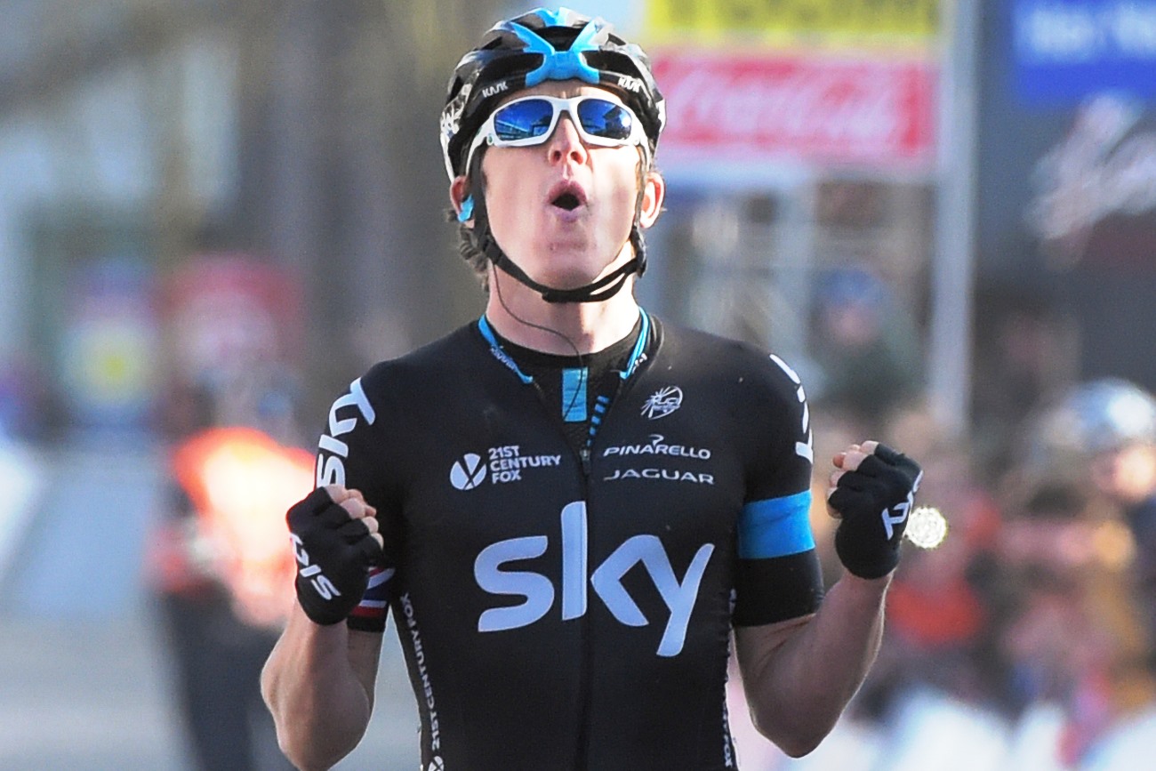 Geraint Thomas, E3 Harelbeke, Team Sky, 2015, pic: Sirotti