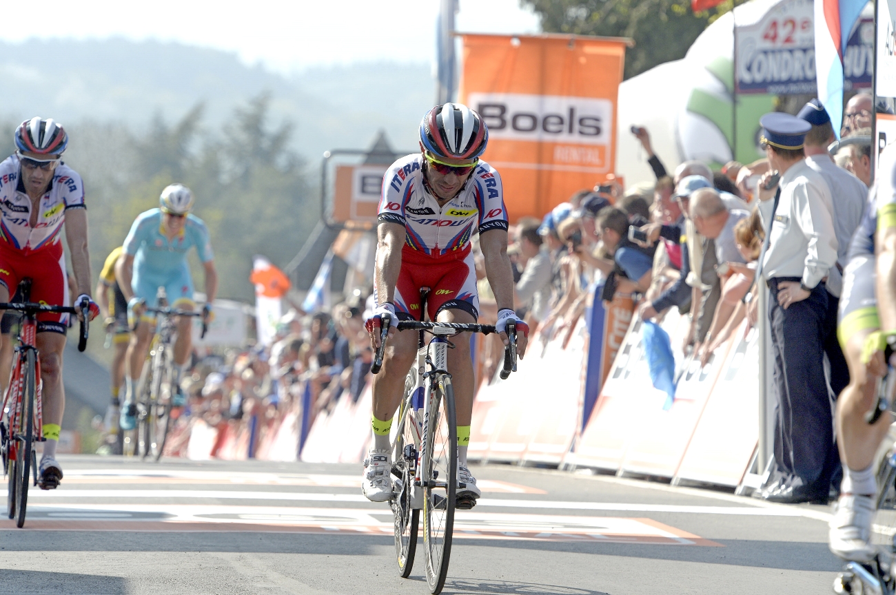 Joaquim Rodriguez, Katusha, Mur de Huy, 2015, La Fleche Wallonne, tired, pic: Sirotti