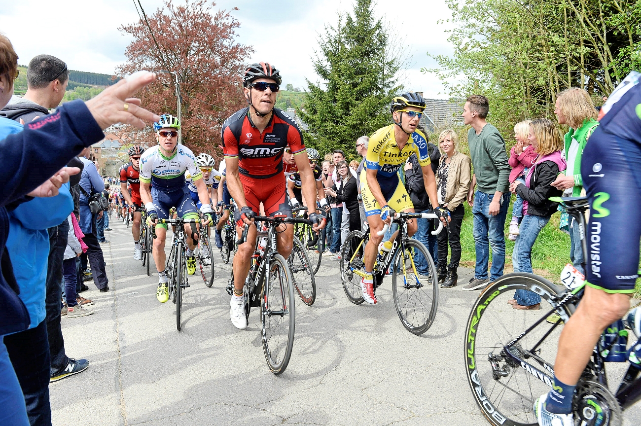 Stockeu, Liege-Bastogne-Liege, climb, standing, pic: Sirotti