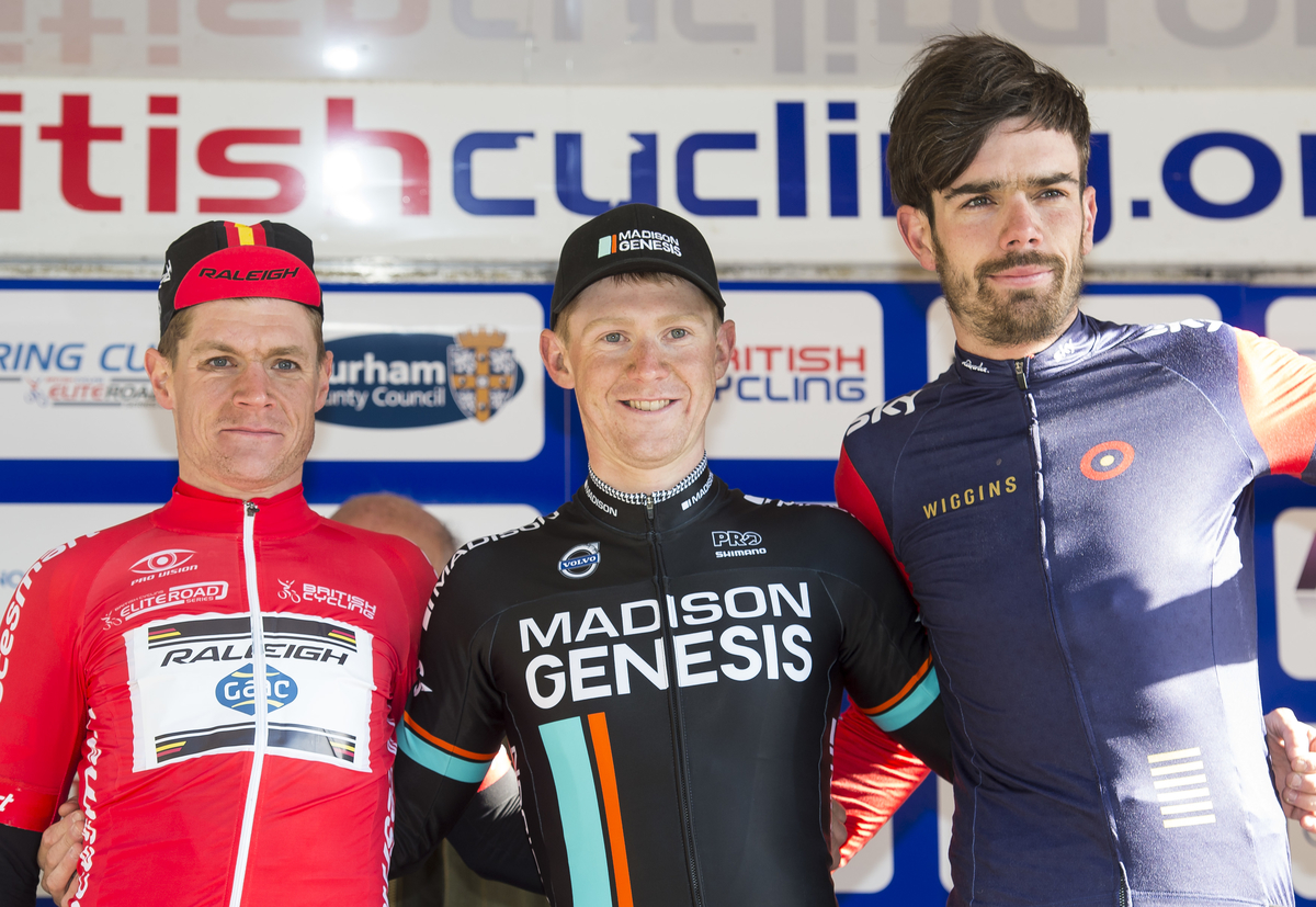 Erick Rowsell, Madison-Genesis, Tour of the Reservoir, podium, pic: Alex Broadway/SWpix.com