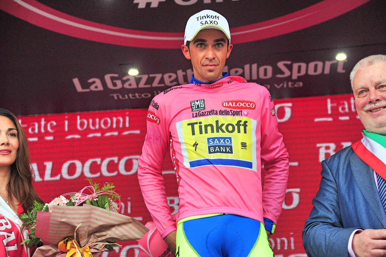 Alberto Contador, Giro d'Italia, 2015, stage nine, pic: Sirotti