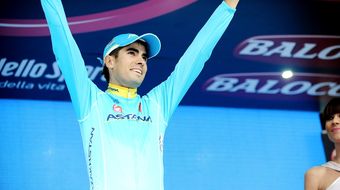 Mikel Landa, 2015, Astana, podium, pic: Sirotti