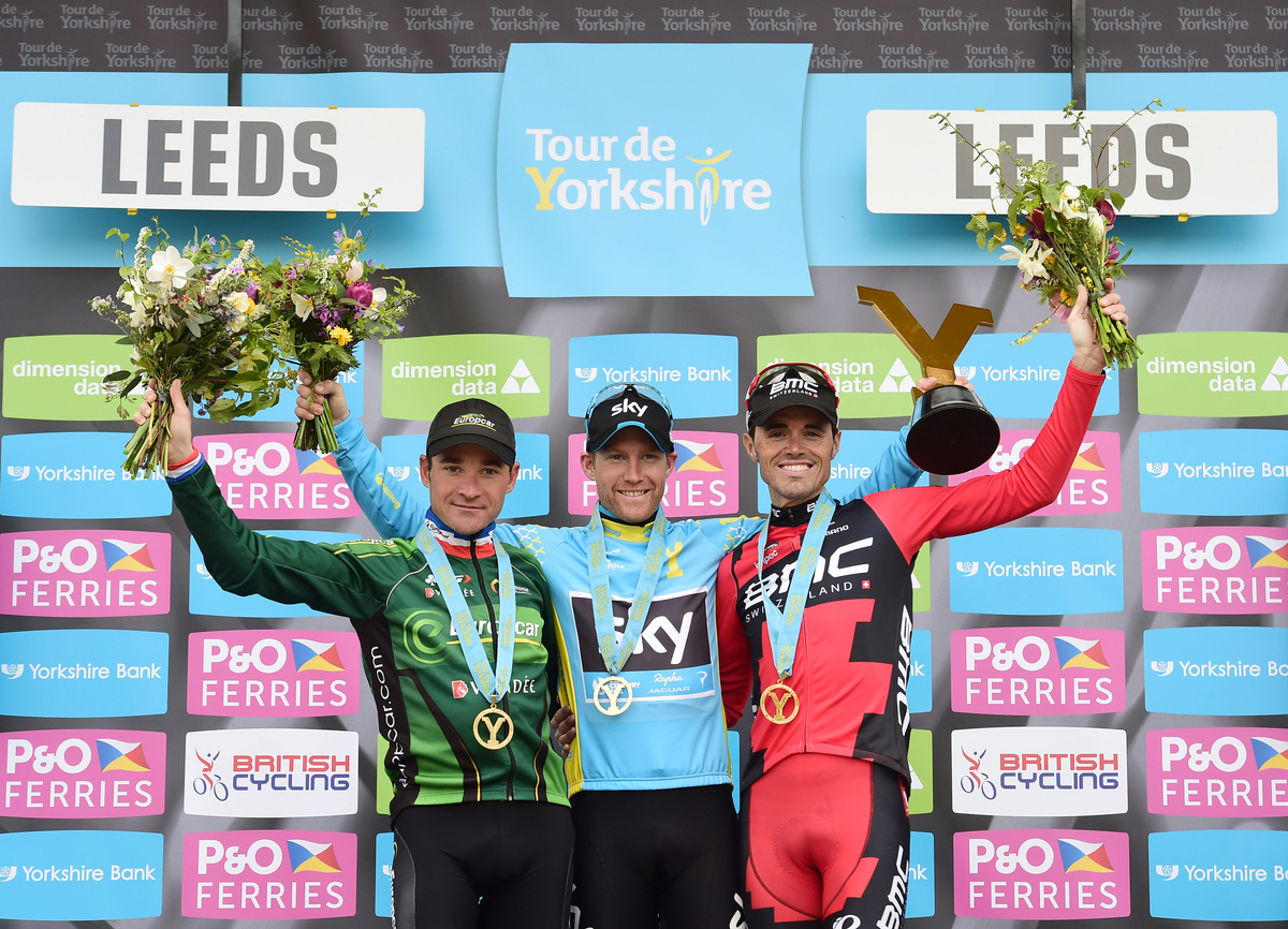 Tour de Yorkshire, 2015, podium, pic: Alex Broadway/SWpix.com