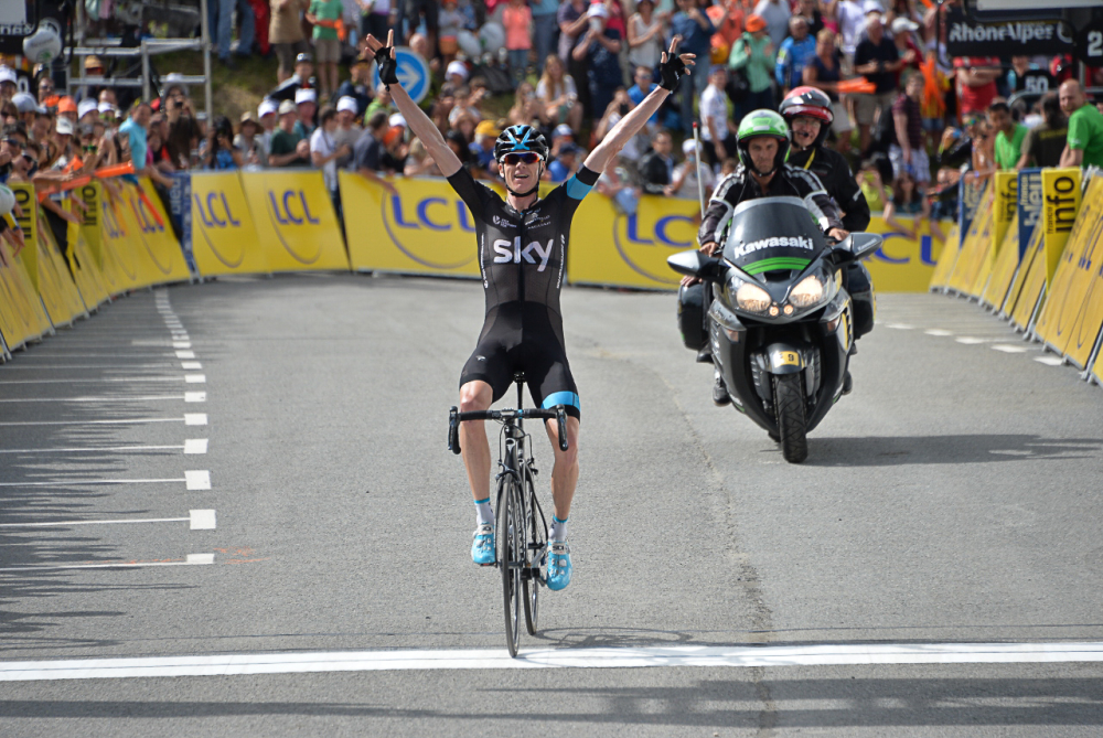 Chris Froome, Team Sky, Criterium du Dauphine, 2015, pic: X.Bourgois/ASO