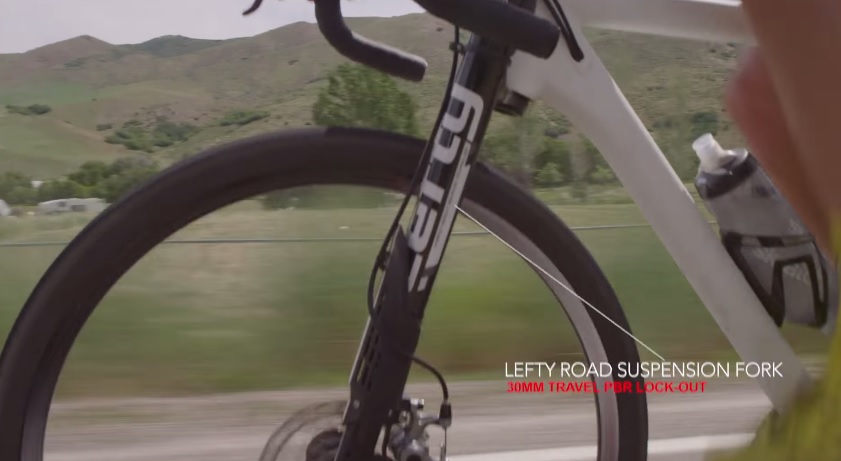 Cannondale Lefty, suspension fork, pic: Cannondale, via Youtube