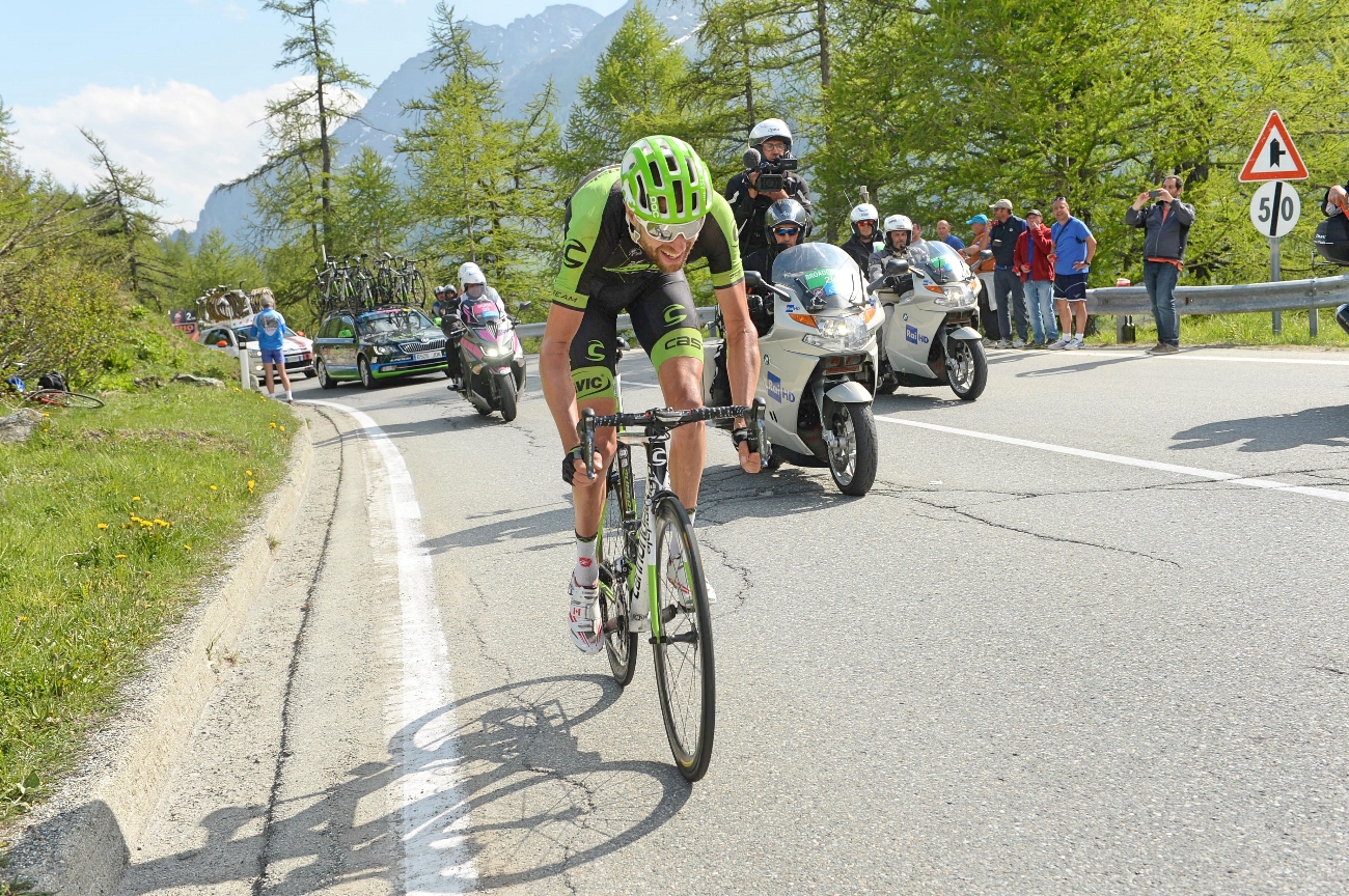 Ryder Hesjedal, Cannondale-Garmin, Giro d'Italia, 2015, pic: Sirotti