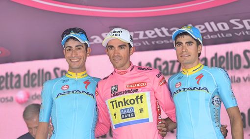 Mikel Landa, Fabio Aru, Alberto Contador, Giro d