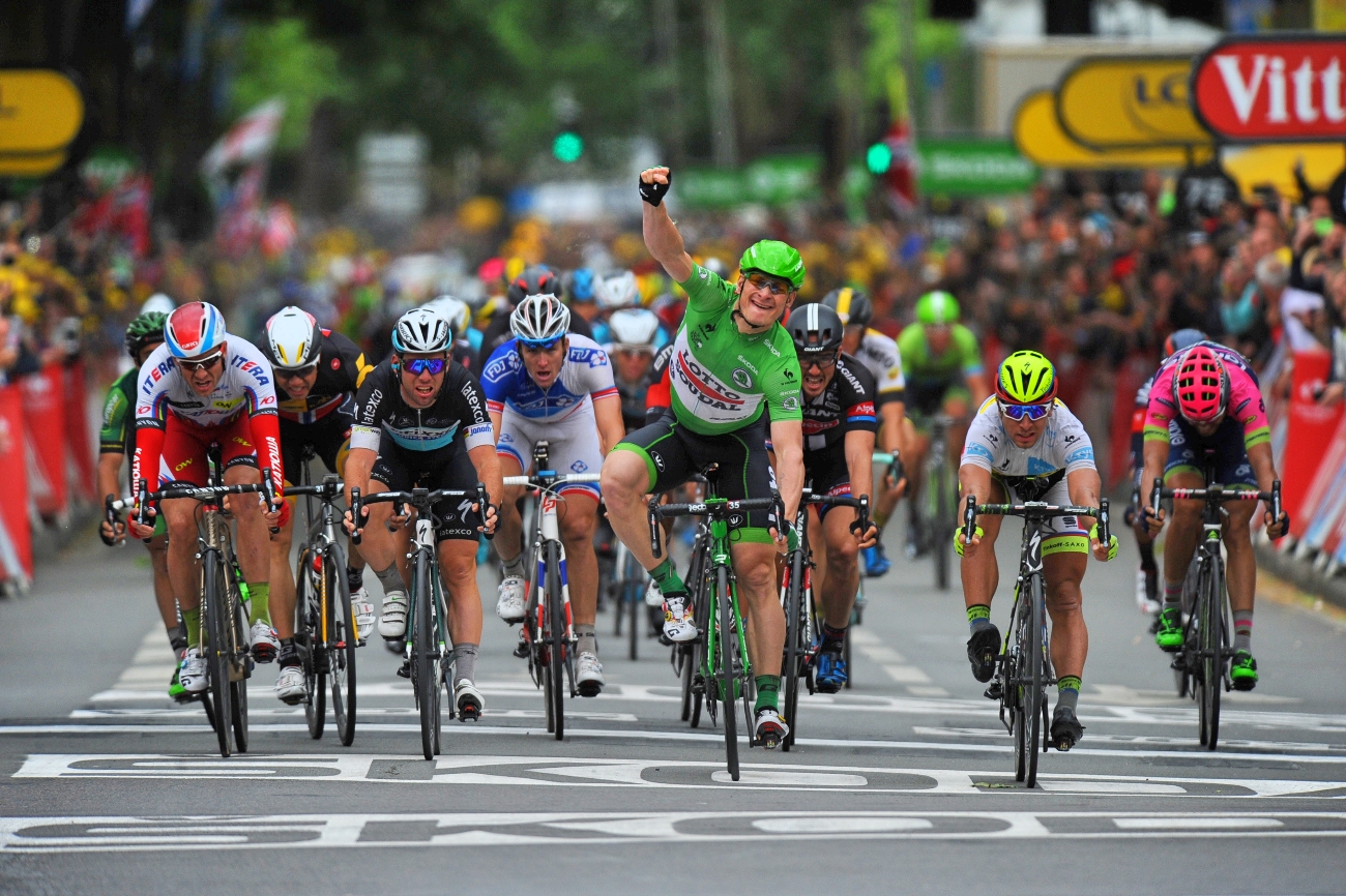 Andre Greipel, stage five, TOur de France, 2015, green jersey, sprint, pic - Sirotti