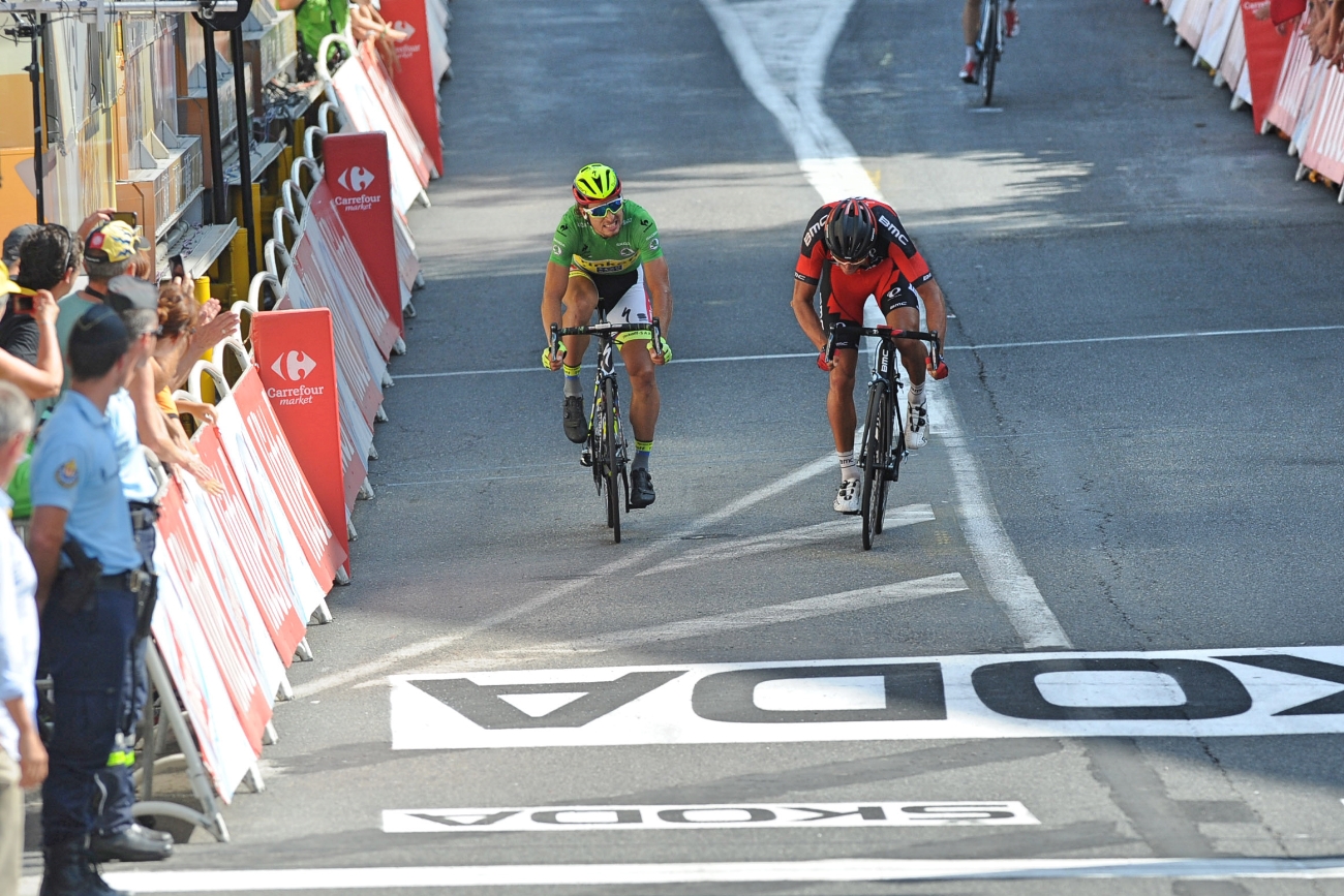 Peter Sagan, Greg van Avermaet, Tour de France, 2015, stage 13, pic - Sirotti