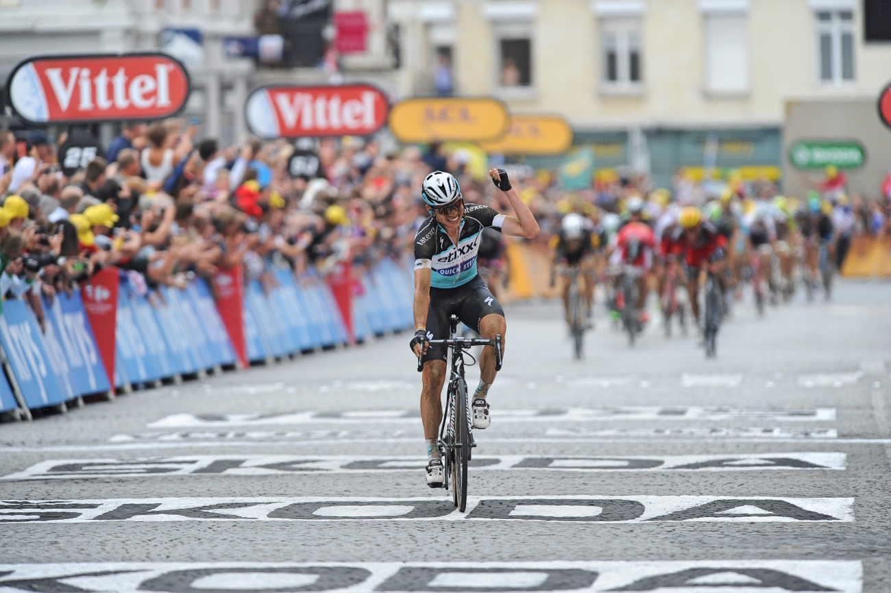 Tony Martin, Etixx-QuickStep, attack, stage win, Tour de France, 2015, stage four, pic: Sirotti