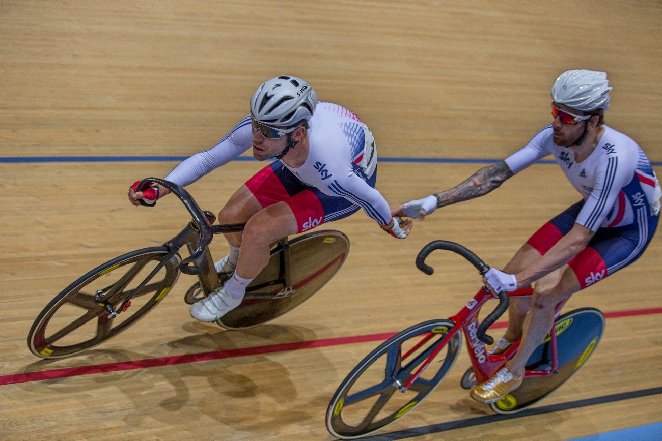 Revolution Series, Madison, Sir Bradley Wiggins, Mark Cavendish, pic: Michael Poole