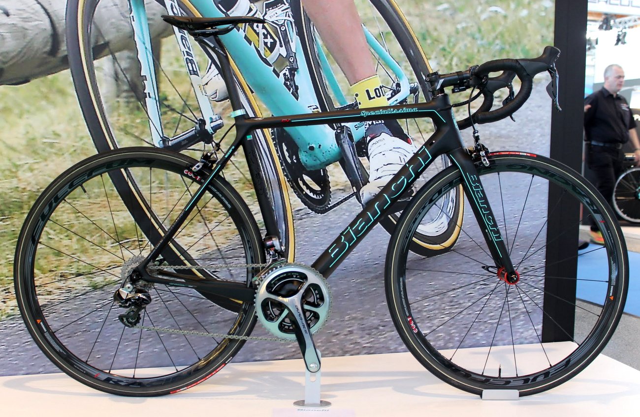 Bianchi 2016 road bikes: Bianchi Specialissima road bike (Pic: George Scott/Factory Media)