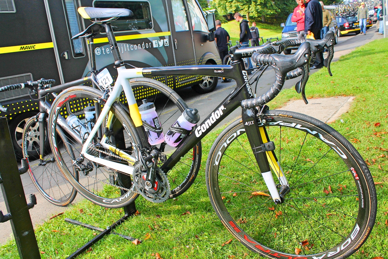 Ed Clancy, Condor Leggero Team Edition, Pro Bike, Condor-JLT, Tour of Britain, 2015, pic - Colin Henrys_Factory Media - 8