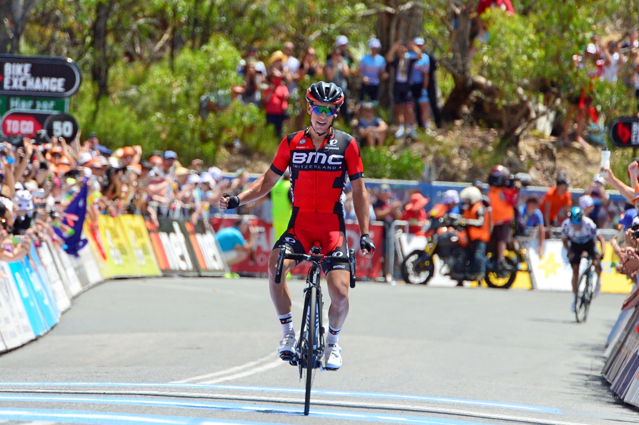 Richie Porte, Willunga Hill, BMC Racing, Tour Down Under, 2016, pic - Sirotti