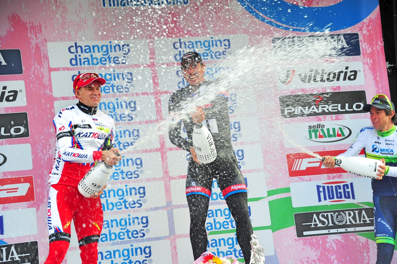 Milan-San Remo, 2015, podium, champagne, pic - Sirotti