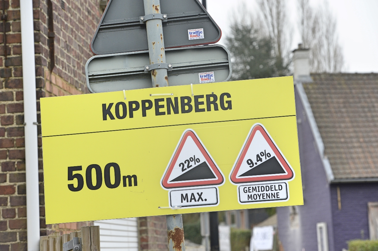 Koppenberg, Tour of Flanders, Ronde van Vlaanderen, cobbled climb, pic - Sirotti - 1