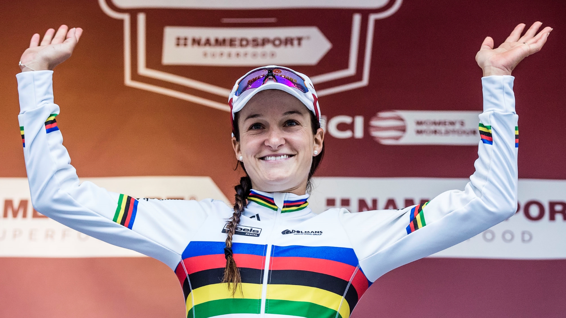 Lizzie Armitstead, rainbow jersey, world champion, cover photo, pic - RCS Sport