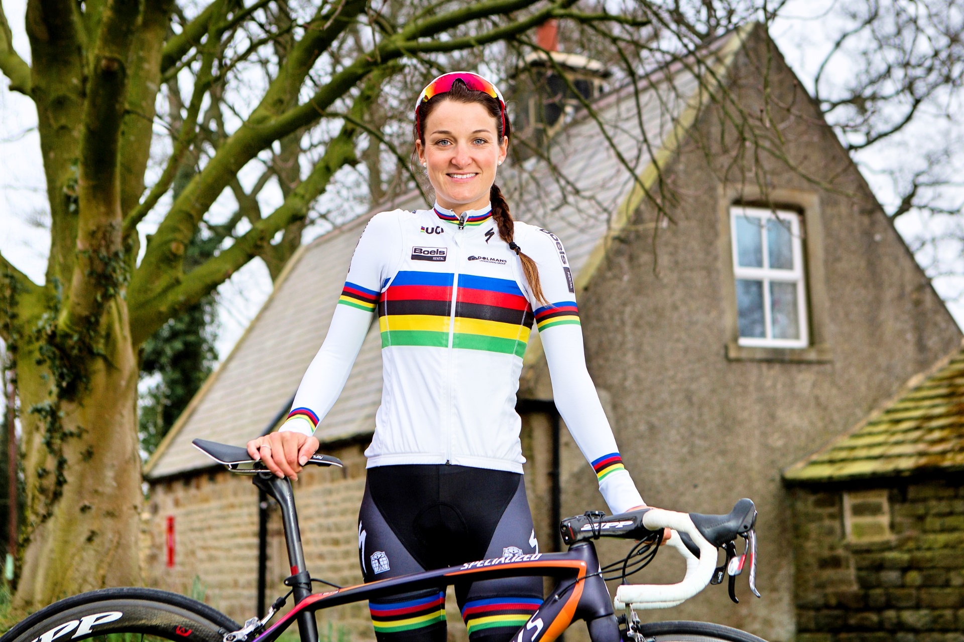 Lizzie Armitstead, world champion, Otley, rainbow jersey, pic - Simon Wilkinson_SWpix