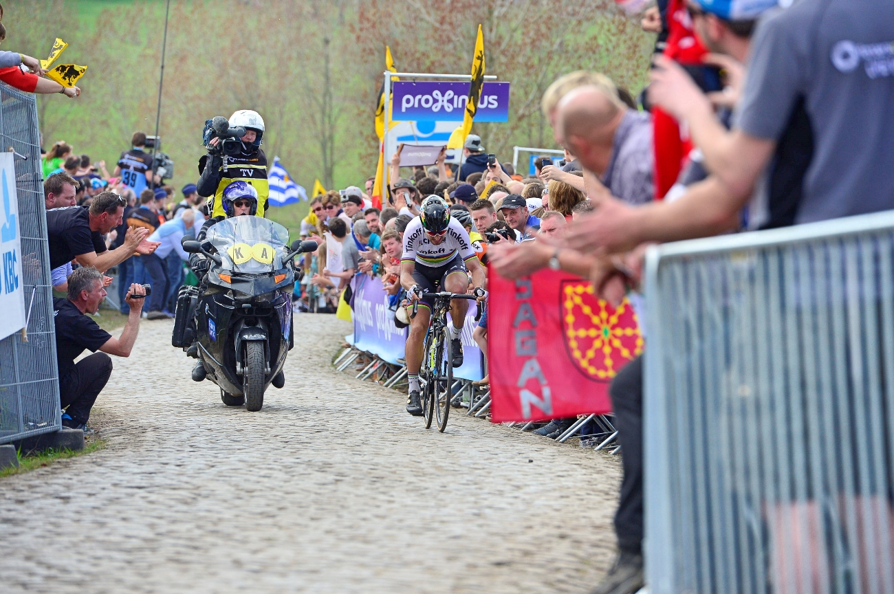 Peter Sagan, world champion, Tinkoff, Tour of Flanders, 2016, Paterberg, pic - Sirotti