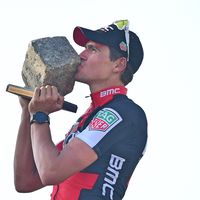 Greg van Avermaet, Paris-Roubaix, 2017, cobblestone, podium, BMC Racing, pic - ASO