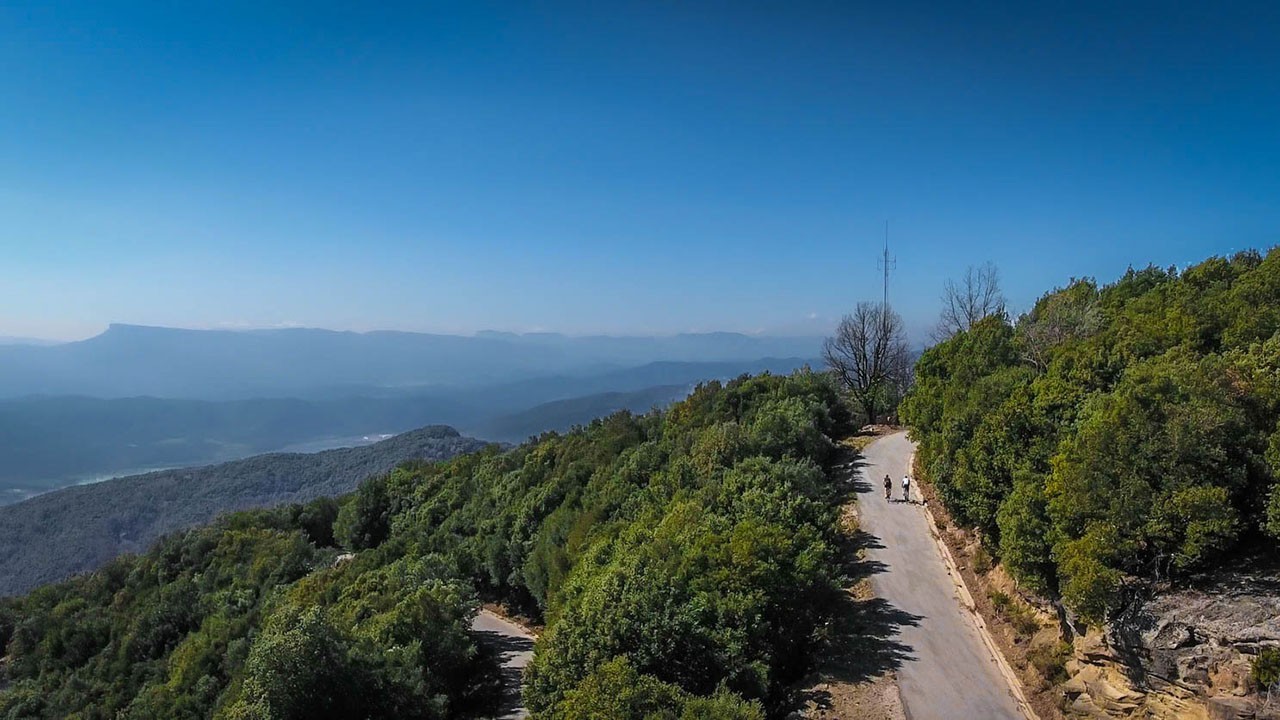 Rocacorba cycling climb, Col Collective, Girona