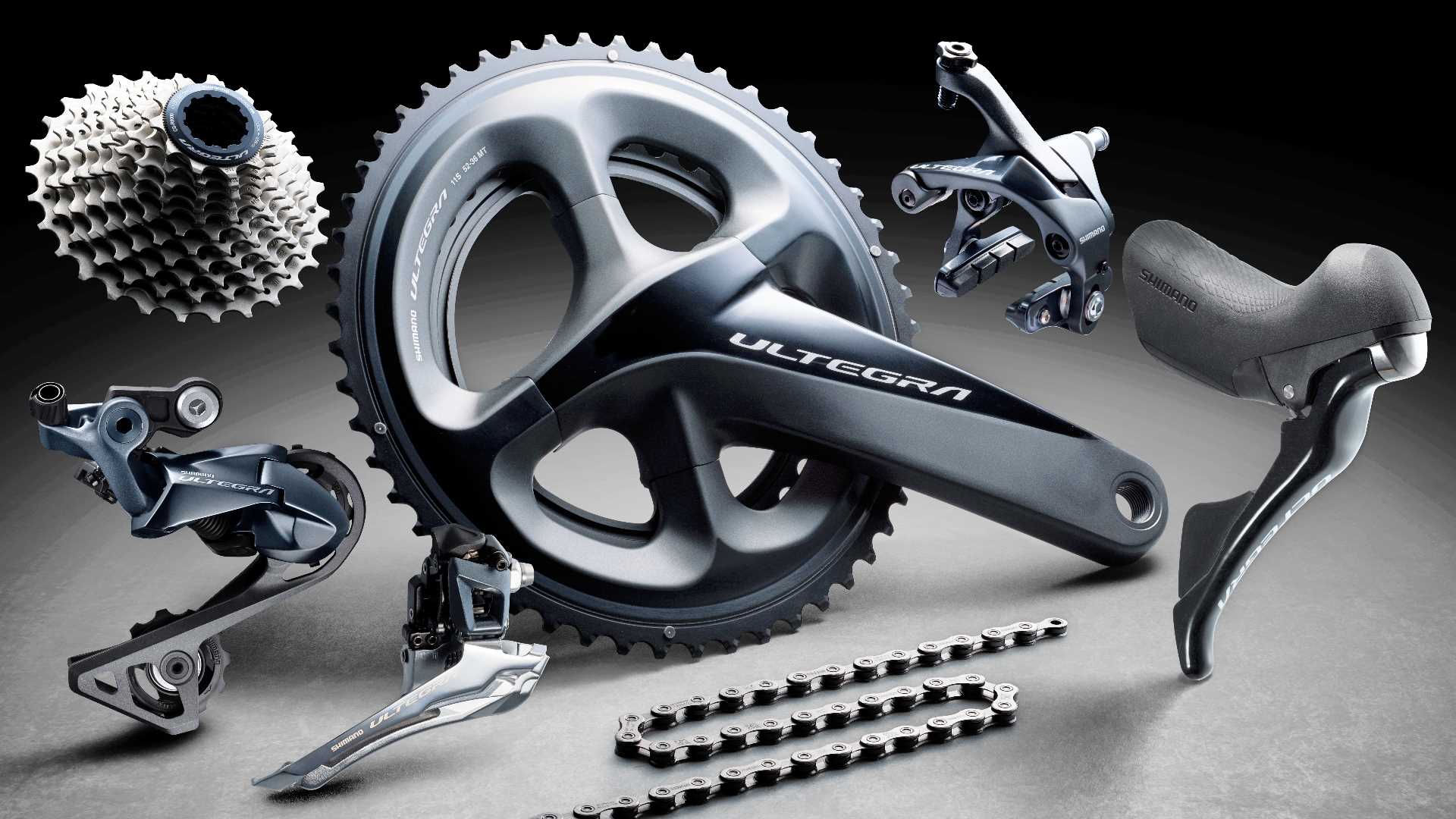 Shimano Ultegra Di2 R8070 disc brake groupset - firs