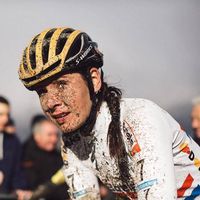 Nikki Brammeier, cyclo-cross, mud, British champion, (Pic: Balint Hamvas)