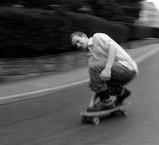 Ian MacKaye skateboarding