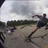 Joe Howard one foot frontside grind