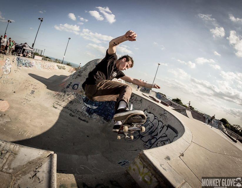 James Moore - gap to front lip over the love seat