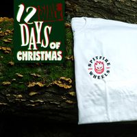 Christmas gifts for skateboarders - Spitfire Bighead Tee Sidewalk 12-days of Xmas-spitfire-tee