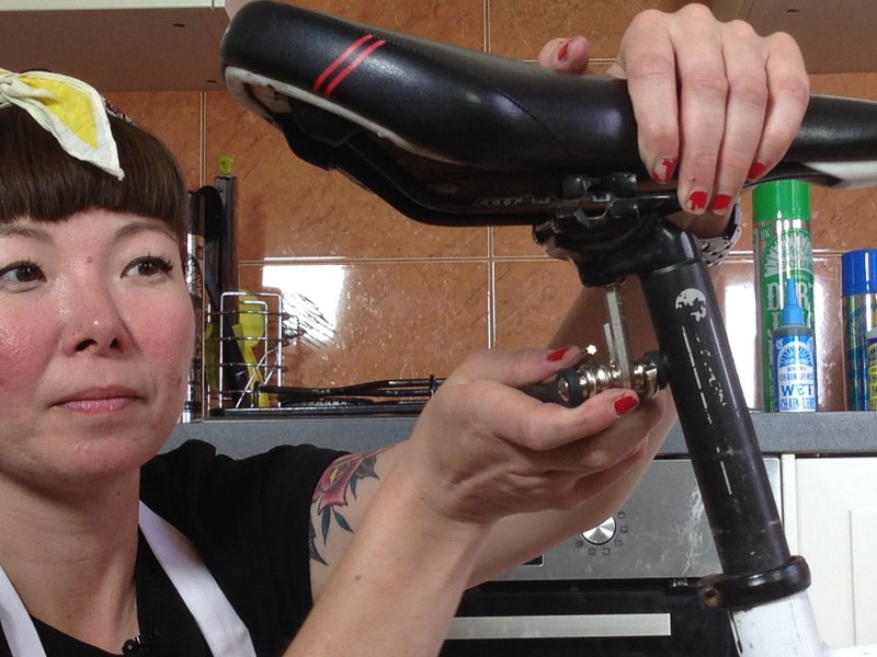 Beginners Bicycle Saddle Angle Adjustment Total W