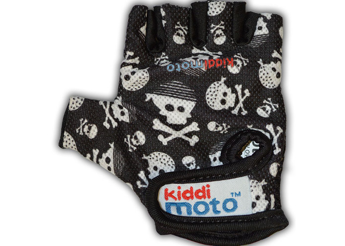 kids children cycling gloves skulls