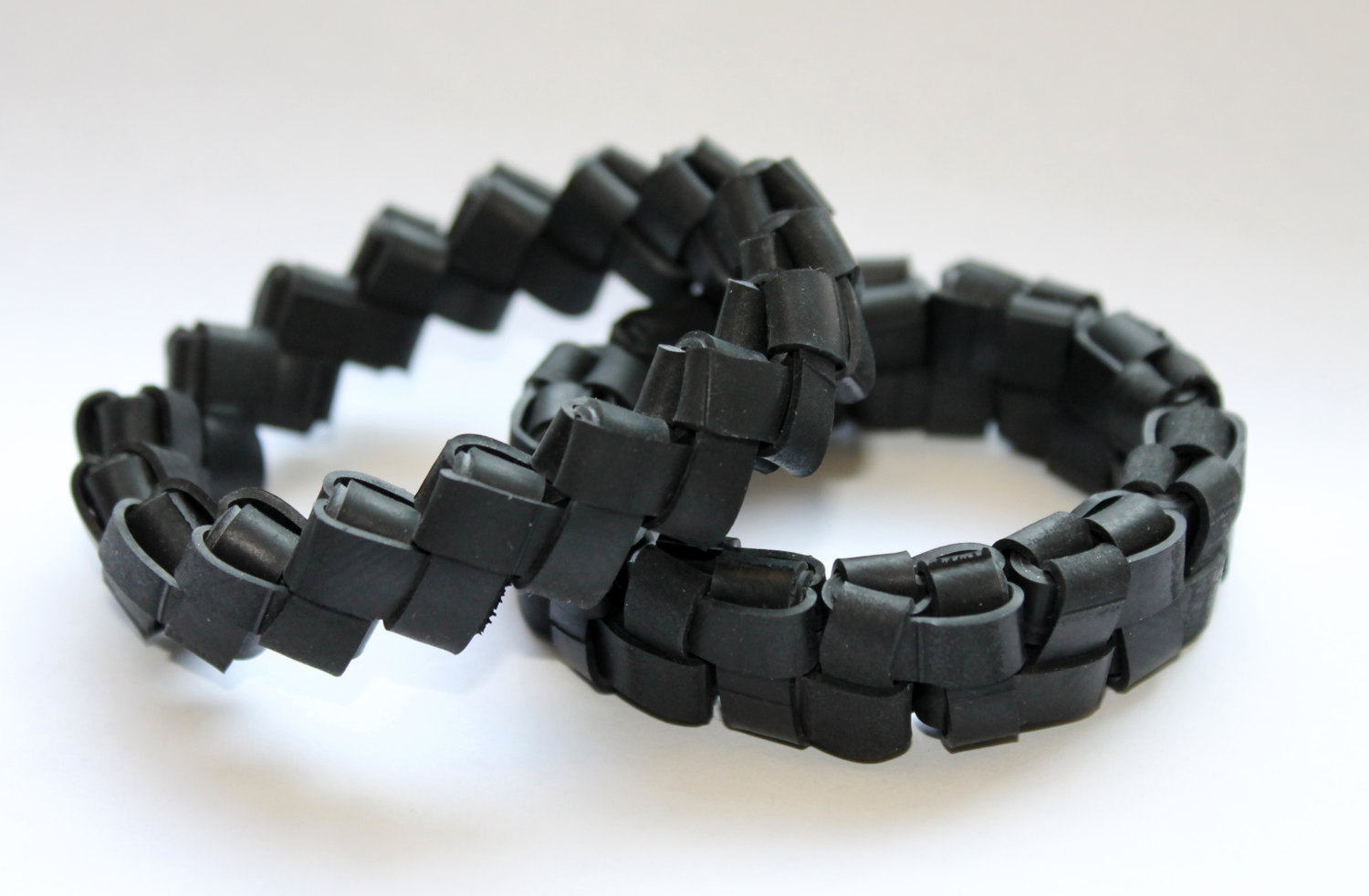 recycle inner tube bracelet