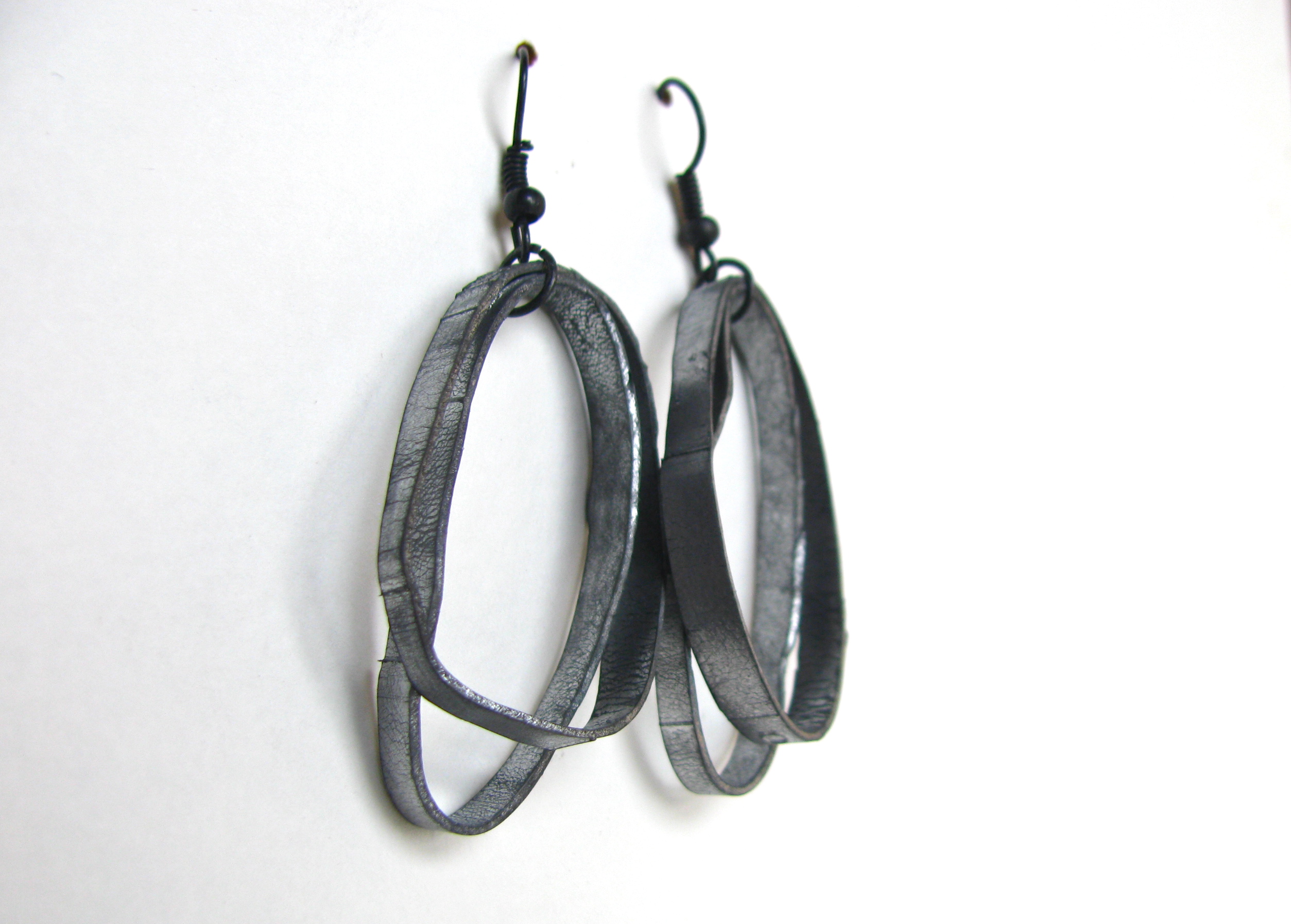 recycle inner tube earings