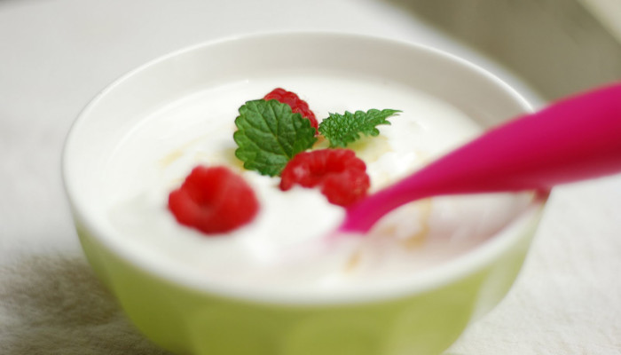 healthy food nutrition content natural low fat yoghurt