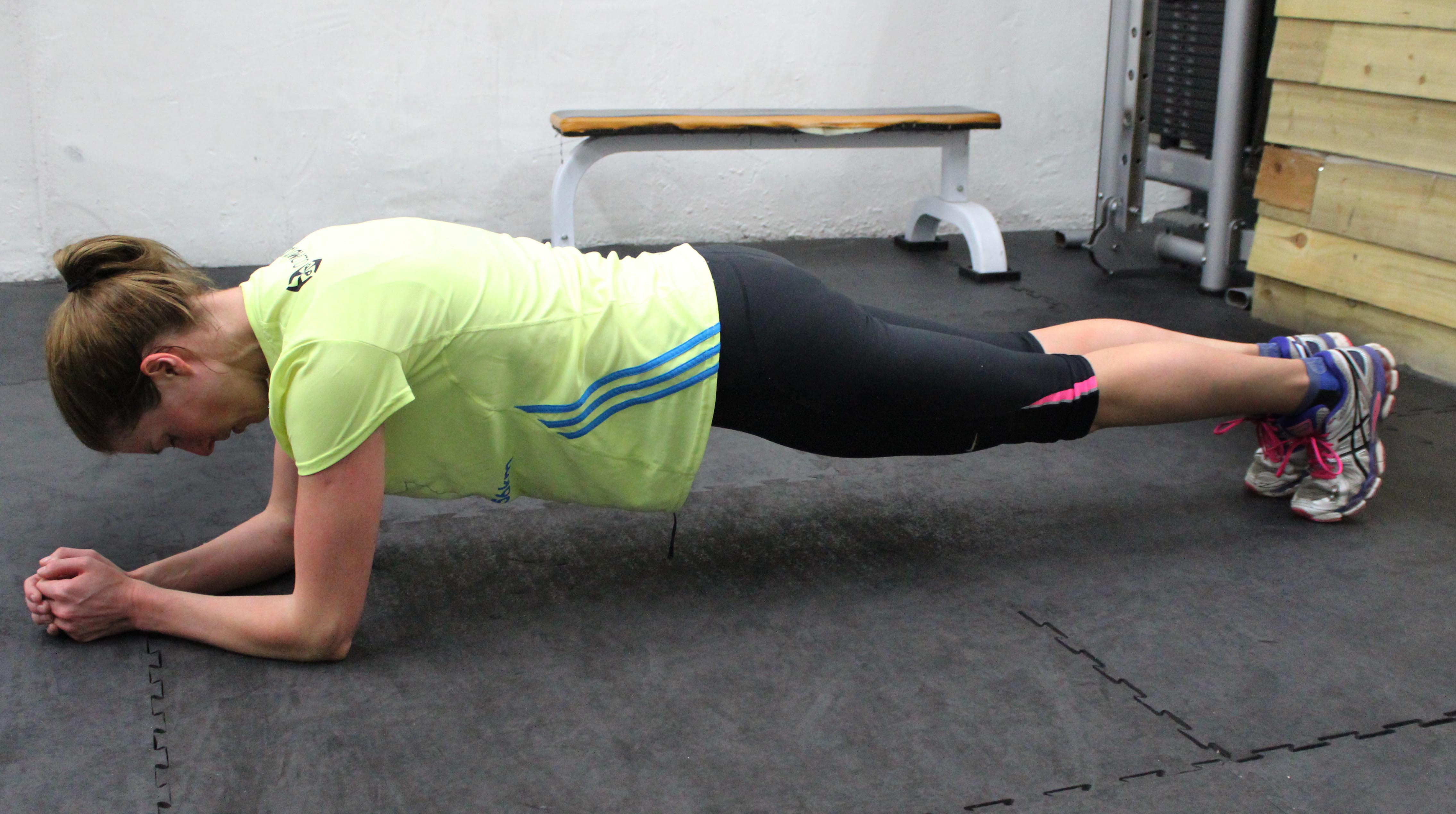 Strength Training Cyclists Plank