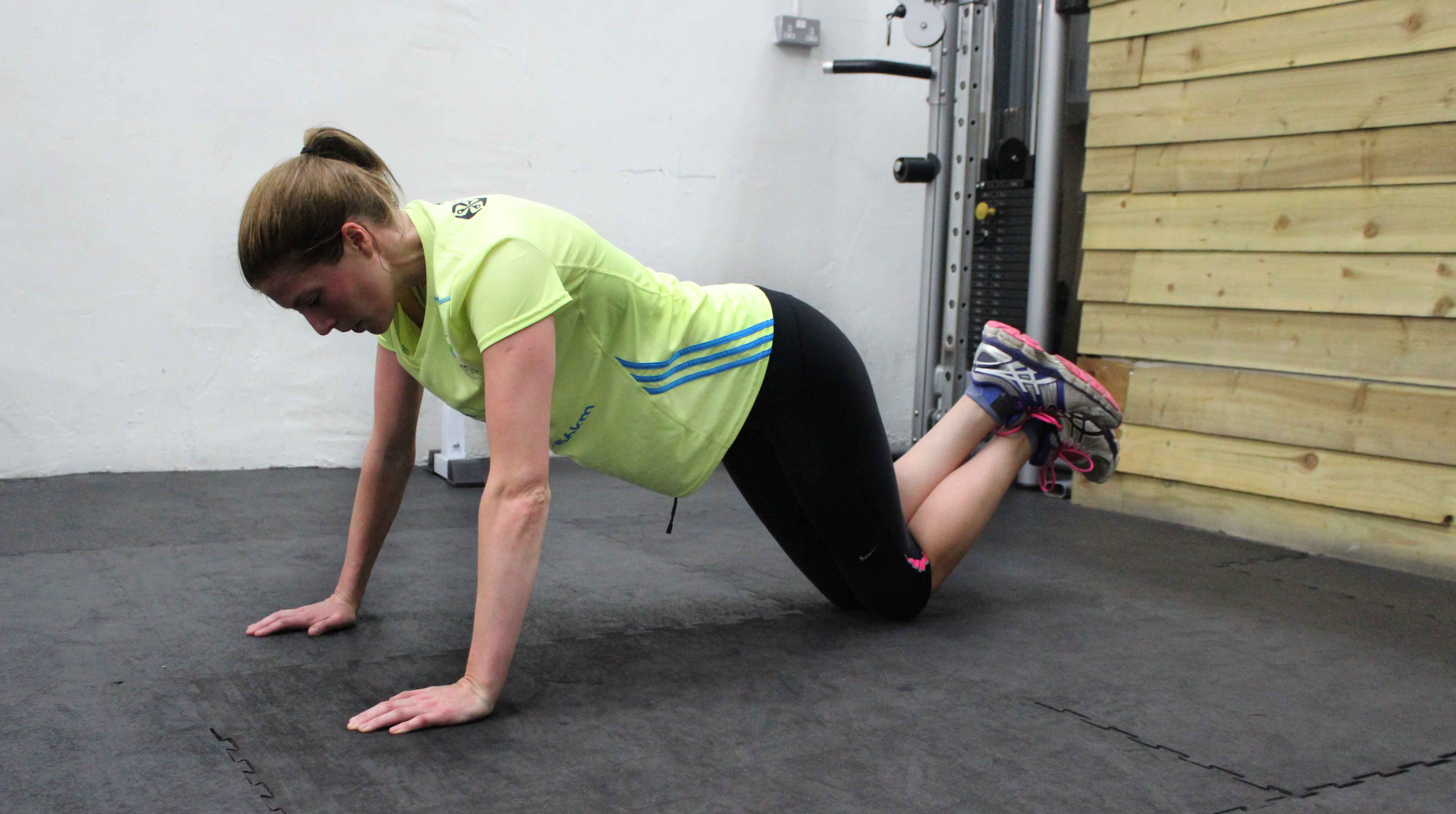 strength training cyclist press up