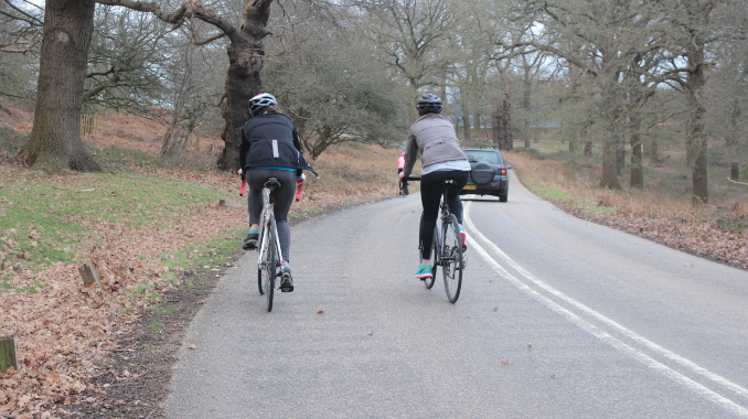 commuter park autumn training group ride