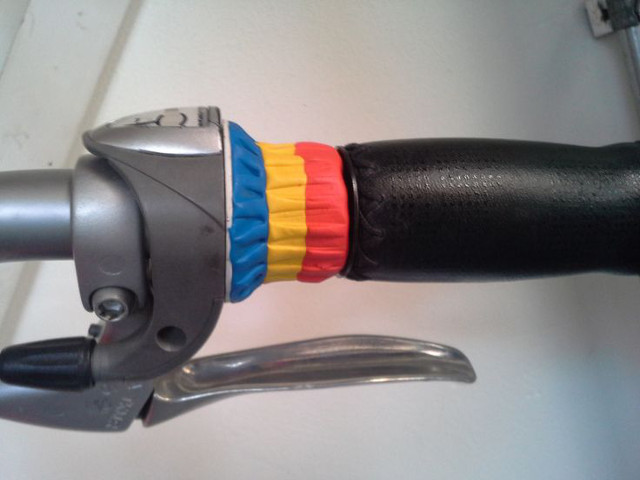 bike shifter rubber colour adjust fix