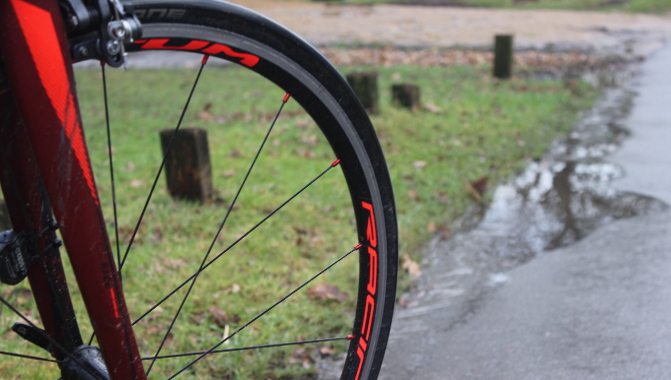 wet wheel road rain cycling