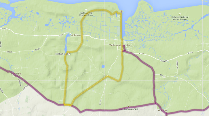 Wells and Holkham Cycle Route
