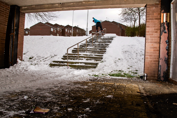 urban snowboarding bungee