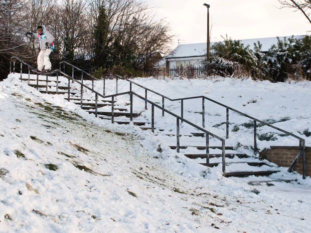 urban snowboarding bungee