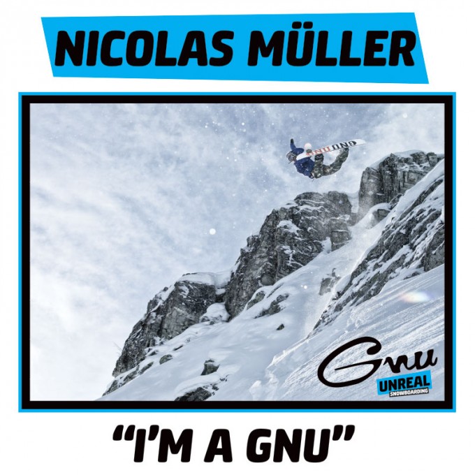 Nicolas M ller leaves Burton joins Gnu Snowboards