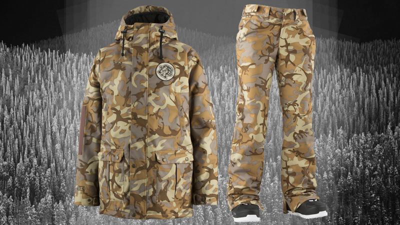 The Best Camo Snowboard Jackets and Pants Whitelin