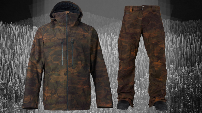 Forest Camo Snow Board jacket