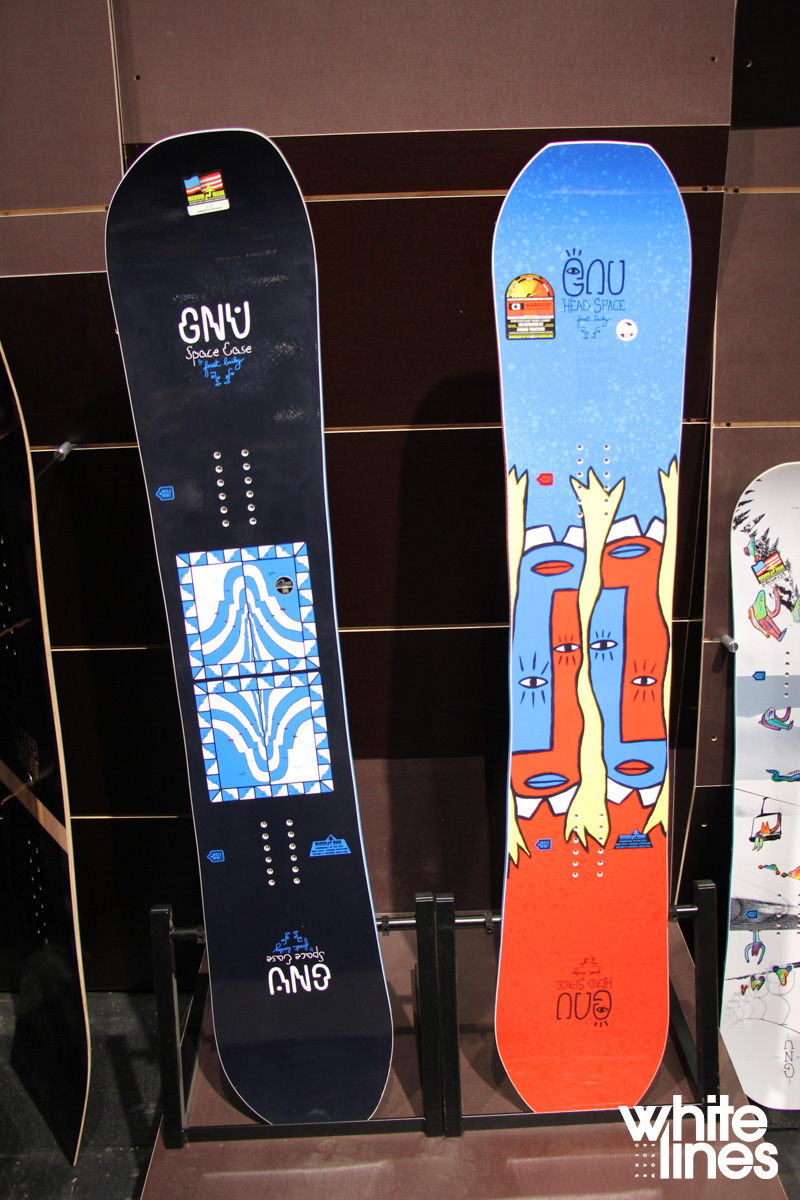 Gnu Snowboards 2017 2018 Preview ISPO 2017 White